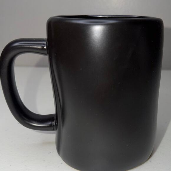 Rae Dunn Black & White Halloween Mug Boo 3 Ghosts Magenta Artisan - Picture 3 of 5